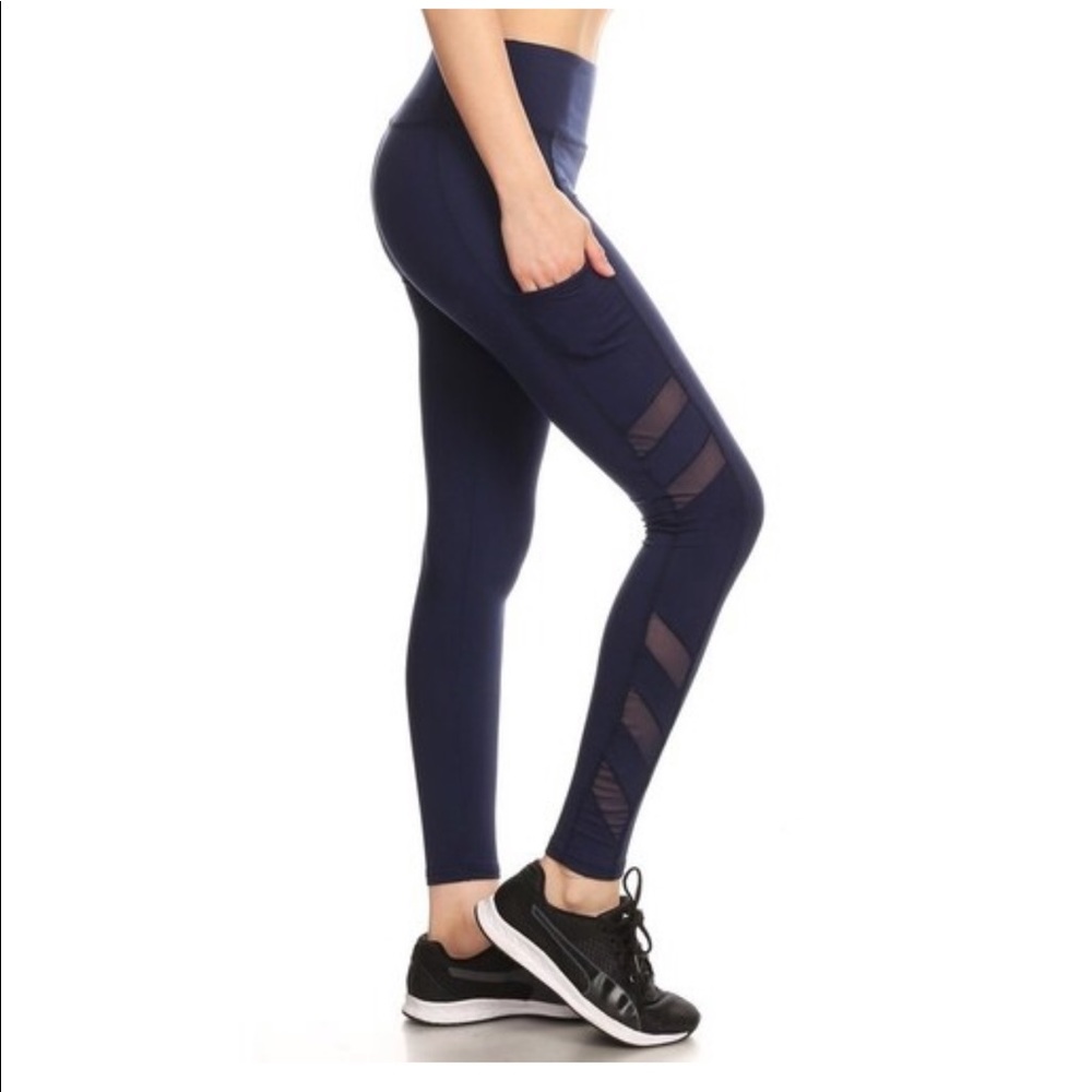 💥Nwt Mesh leggings